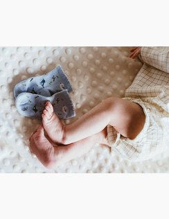 Baby ponožky BIRDS BLUE