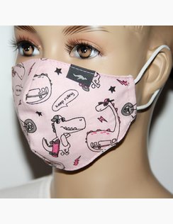 Detské rúško  DINO Rose