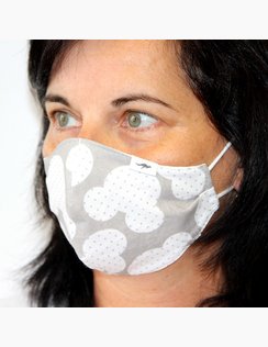 Rúško na Gumičku MIMI Grey