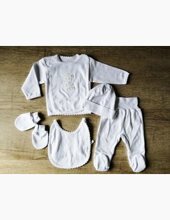 BABY 5 dielna súprava MACI WHITE