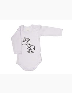 Detske BODY KIKO Zebra White
