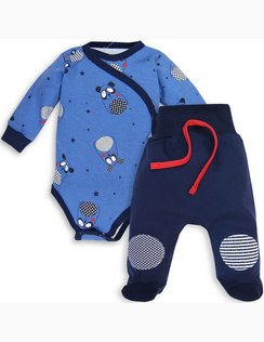 Body + Polodupačky BORIS Blue