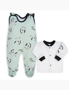 Dojčenská súprava Zebra Menthol