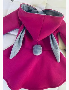  Prechodný Kabátik Sweet Bunny Magenta