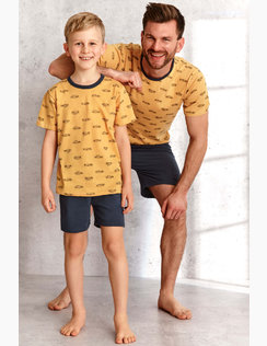 MAX Yellow krátke pyžamo