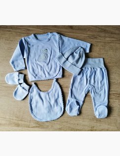 5 dielna súprava Maci do pôrodnice 