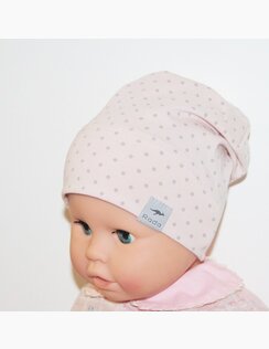 Kojenecká čiapka Timo Rose Dots