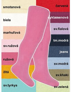  Hladké detské pančuchy WOLA Baby 