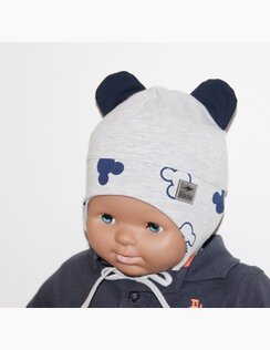 Detská čiapka NOE Grey