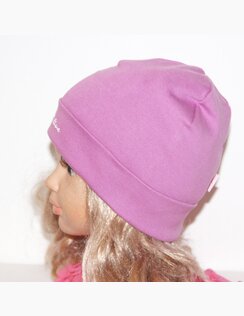Bavlnená čiapka KLOKAN Violet