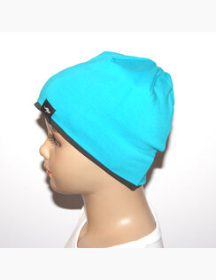 Detská čiapka Sidor Tyrkys