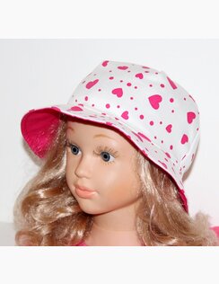 Letný klobúk Nela Srdce