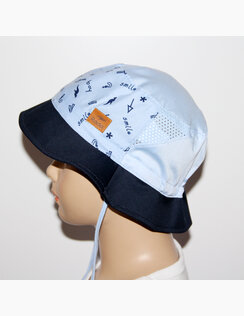 Letná klobúk Rolo Blue