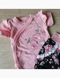  Body Krátke  + Polodupačky Angel Rose