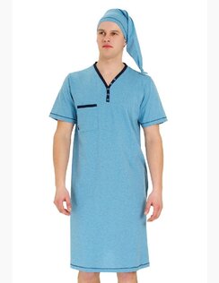  Pánska Nočná Košela Boni Blue