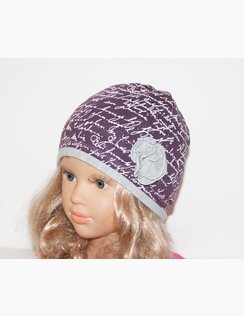 Detská čiapka Naďa Letter