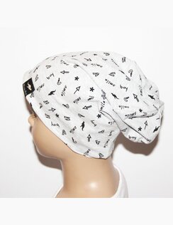 Obojstranná čiapka SAMO Smile Grey 