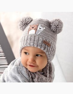 AJS Zimná čiapka a šál SAMUEL 