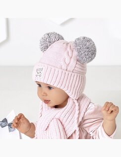 AJS Zimná  čiapka a šál Adriana