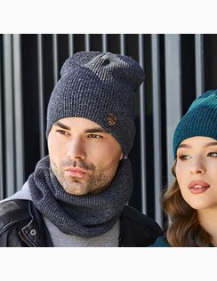 Pánska zimná čiapka a šál JOHN