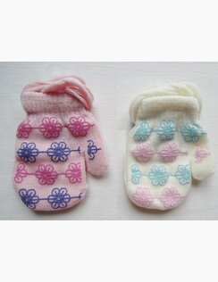 Zimné rukavičky Kvietok 12 cm