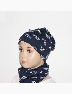 Leo Dino čiapka a nákrčník