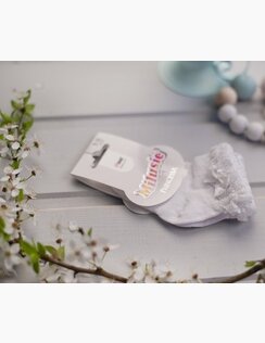 Slávnostné ponožky Princessa White