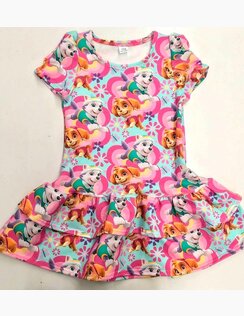 Dievčenské ŠATY Paw Patrol Hearts