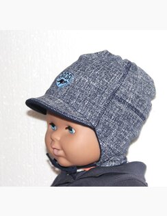 Detská čiapka Ľudko  Blue Jeans