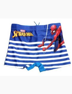 Chlapčenské plavky boxerky Spider man  svetlo modrá
