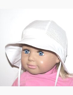 Kojenecká čiapka na leto Timea White 