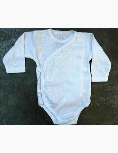  Dojčenské zavinovacie Body  Paris White