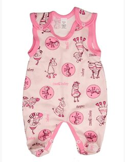 Dupačky pre dievčatko Zebra ružová