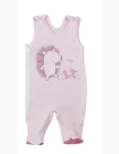 Dupačky BIO Bavlna Forest Friend Pink