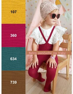 Ducika Retro pančuchy na traky