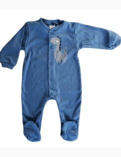 Dojčenský overal Dino Blue