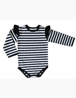 Detské body Prúžkované Girl