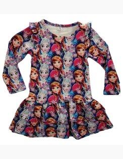 ŠATY pre dievča Frozen Two Sisters