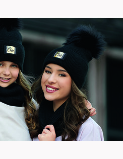 Zimná čiapka s tunelom CHIC