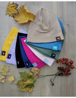 Rebrovaná detská čiapka Kuko