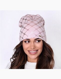 Dámska zimná čiapka OFF PINK Ami