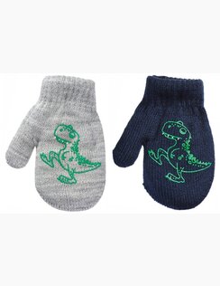 Zimné rukavice Podšité  DINO 12cm