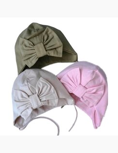 Dievčenská čiapka Sofia s mašľou