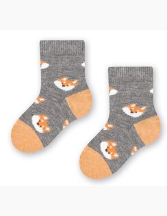 Ponožky pre bábätko Fox Grey