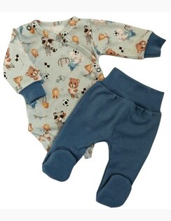 Body a polodupačky Soccer Time Blue