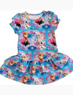 Letné ŠATY Frozen Blue