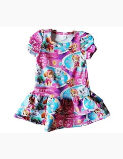 Letné ŠATY Paw Patrol SKY