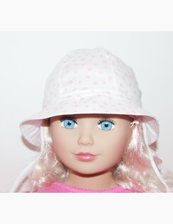 Klobúk Zuzka White Flori