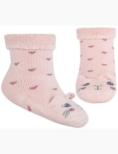 Baby Froté ponožky s uškami MICA Rose