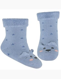 Chlapčenské  Froté ponožky s uškami Blue Bear